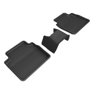 Mazda CX-50 Floor Mat Set - Rear - 3D MAXpider - KAGU Series - Black - `23-`24 Mazda CX-50 Floor Mat Set - Rear - 3D MAXpider - KAGU Series - Black - `23-`24